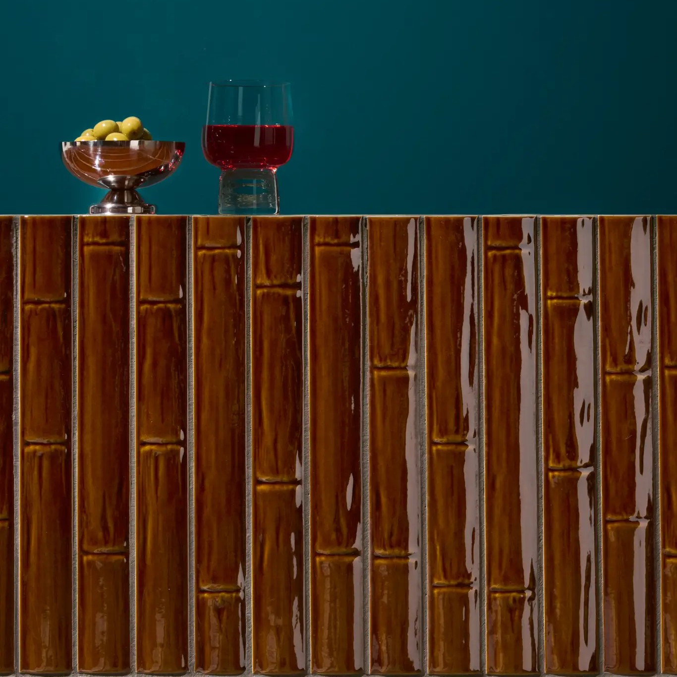 MILANO70 COGNAC wall tiles